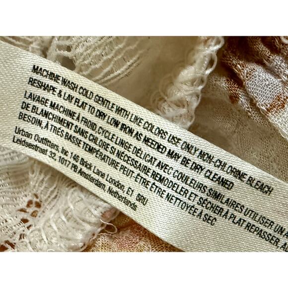 Free People Intimately Free Everything's Rosy Bodysuit Small Boho Feminine - Picture 7 of 9